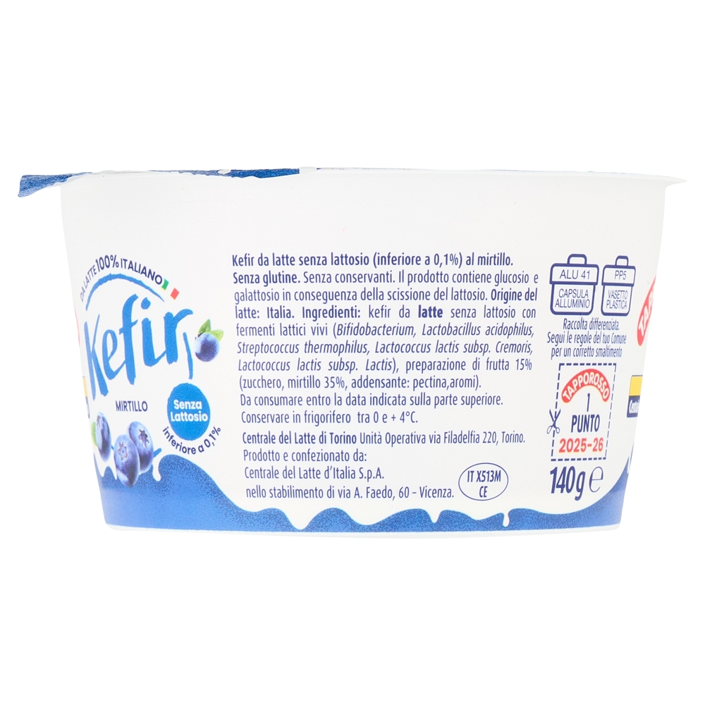 Tapporosso Kefir Mirtillo 140 g
